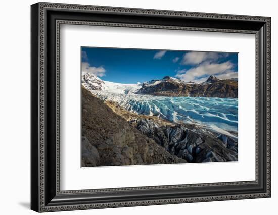 Svinafellsjokull Glacier in Skaftafell National Park, Iceland-null-Framed Photographic Print