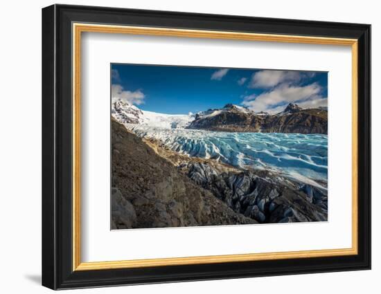 Svinafellsjokull Glacier in Skaftafell National Park, Iceland-null-Framed Photographic Print