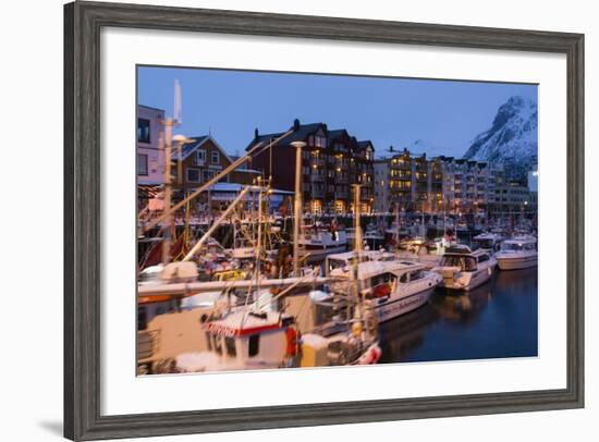 Svolvaer, Lofoten Islands, Nordland, Arctic Norway, Scandinavia-Sergio Pitamitz-Framed Photographic Print