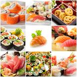 Japanese Food Collage-svry-Photographic Print