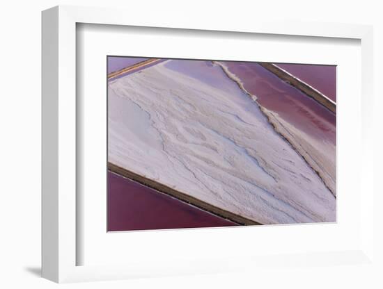 Swakopmund Saltworks, Aerial View, Namibia-Peter Adams-Framed Photographic Print