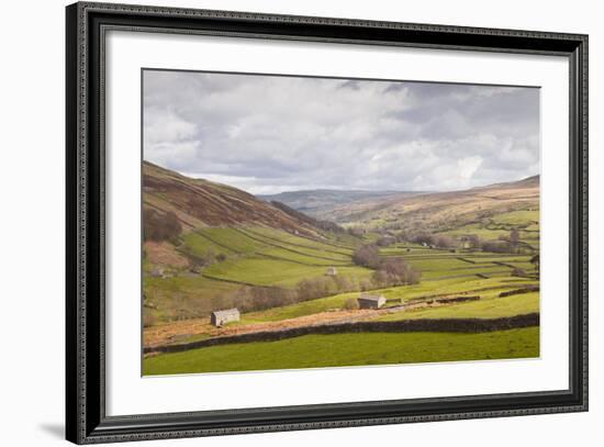 Swaledale in the Yorkshire Dales National Park, Yorkshire, England, United Kingdom, Europe-Julian Elliott-Framed Photographic Print