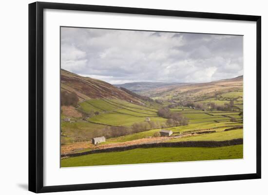 Swaledale in the Yorkshire Dales National Park, Yorkshire, England, United Kingdom, Europe-Julian Elliott-Framed Photographic Print