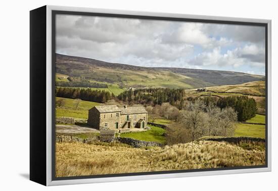 Swaledale, Yorkshire Dales, North Yorkshire, Yorkshire, England, United Kingdom, Europe-Mark Mawson-Framed Premier Image Canvas