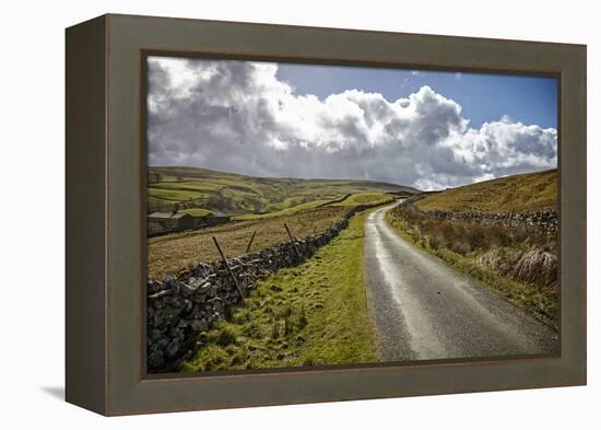 Swaledale, Yorkshire Dales, Yorkshire, England, United Kingdom, Europe-Mark Mawson-Framed Premier Image Canvas