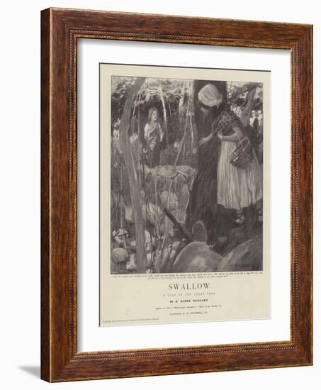 Swallow, a Tale of the Great Trek-William Hatherell-Framed Giclee Print