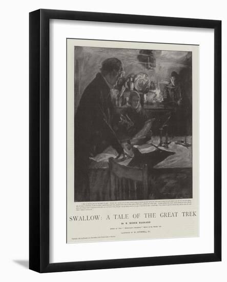 Swallow, a Tale of the Great Trek-William Hatherell-Framed Giclee Print