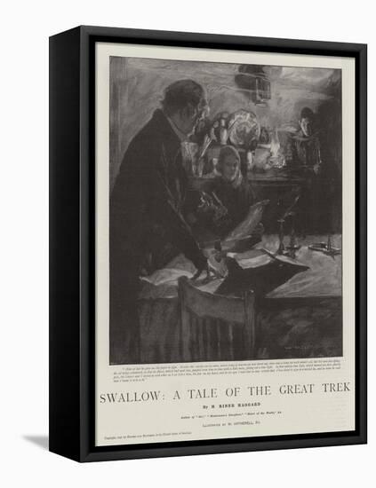 Swallow, a Tale of the Great Trek-William Hatherell-Framed Premier Image Canvas