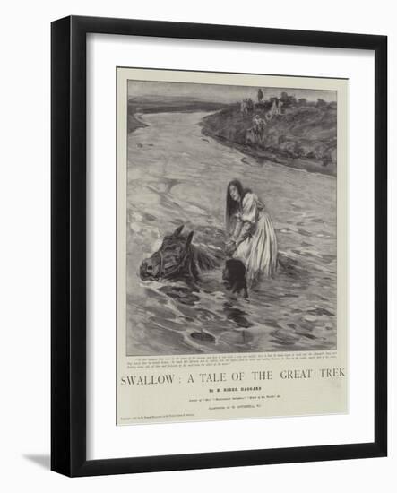 Swallow, a Tale of the Great Trek-William Hatherell-Framed Giclee Print