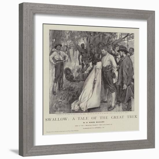 Swallow, a Tale of the Great Trek-William Hatherell-Framed Giclee Print