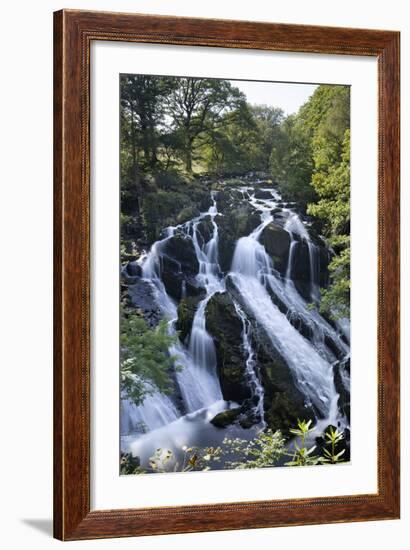 Swallow Falls, Betws-Y-Coed, Snowdonia National Park, Conwy, Wales, United Kingdom, Europe-Stuart Black-Framed Photographic Print