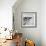 Swallow in Flight at the Nest-CM Dixon-Framed Photographic Print displayed on a wall