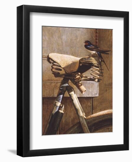 Swallow On Bicycle-Peter Munro-Framed Premium Giclee Print