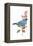 Swallow-Tanager (Tersina Viridis), Birds-Encyclopaedia Britannica-Framed Stretched Canvas