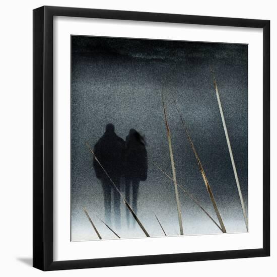 Swallowed by the Winter-Piet Flour-Framed Photographic Print