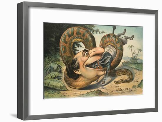 Swallowed!-JS Pughe-Framed Art Print