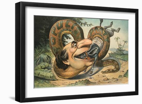 Swallowed!-JS Pughe-Framed Premium Giclee Print