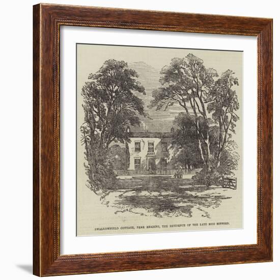 Swallowfield Cottage, Near Reading, the Residence of the Late Miss Mitford-Samuel Read-Framed Giclee Print