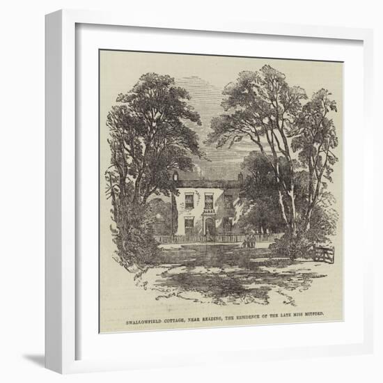 Swallowfield Cottage, Near Reading, the Residence of the Late Miss Mitford-Samuel Read-Framed Giclee Print