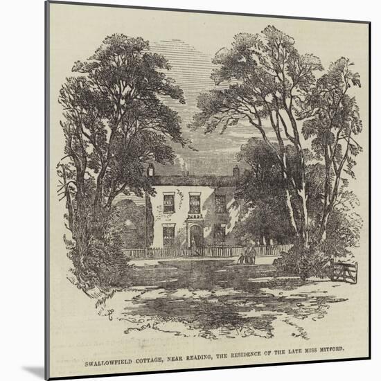 Swallowfield Cottage, Near Reading, the Residence of the Late Miss Mitford-Samuel Read-Mounted Giclee Print