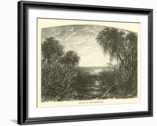 Swamp on the Mississippi-null-Framed Giclee Print