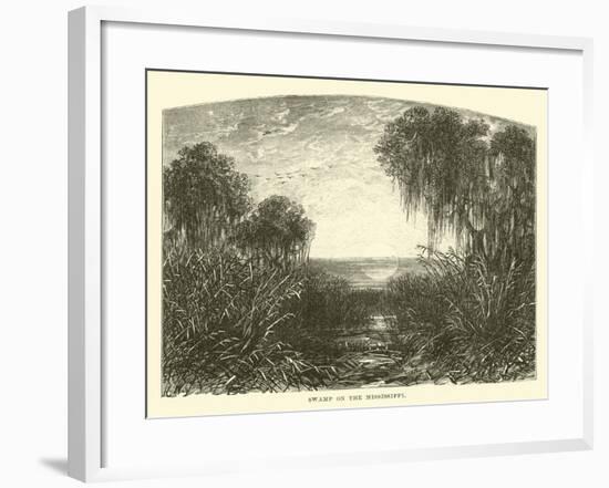 Swamp on the Mississippi-null-Framed Giclee Print