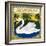 Swan Brand Cigar Box Label-Lantern Press-Framed Art Print