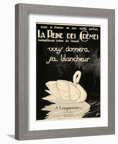 Swan Cremes-null-Framed Giclee Print