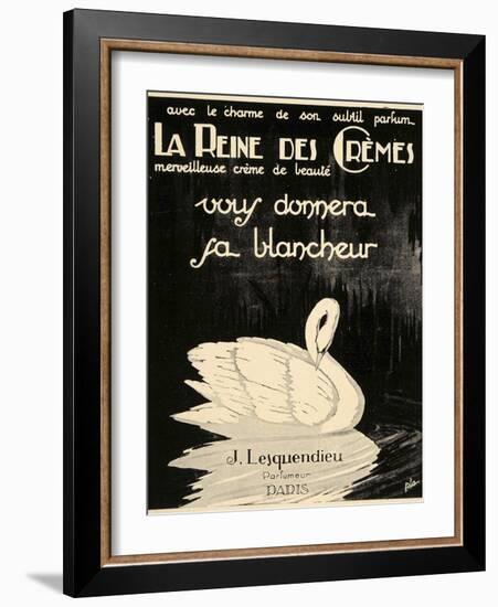 Swan Cremes-null-Framed Giclee Print