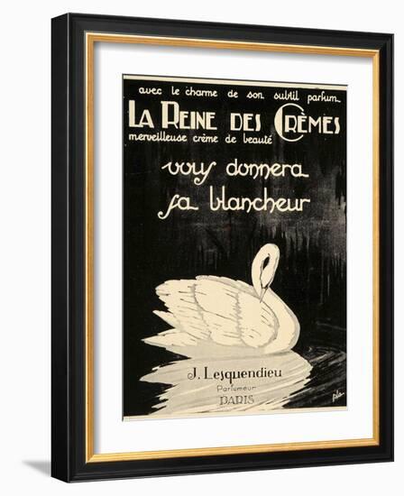 Swan Cremes-null-Framed Giclee Print