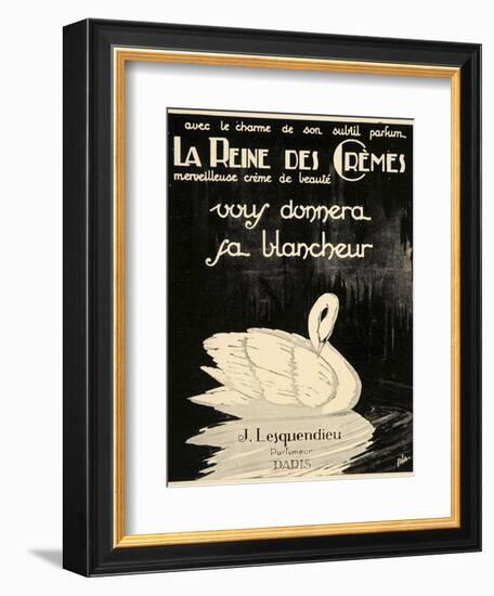 Swan Cremes-null-Framed Giclee Print