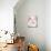 Swan Float on Pink-Elizabeth Medley-Mounted Art Print displayed on a wall