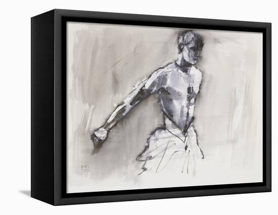 Swan Lake, 2001-Mark Adlington-Framed Premier Image Canvas