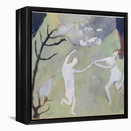 Swan Lake, 2008-Susan Bower-Framed Premier Image Canvas