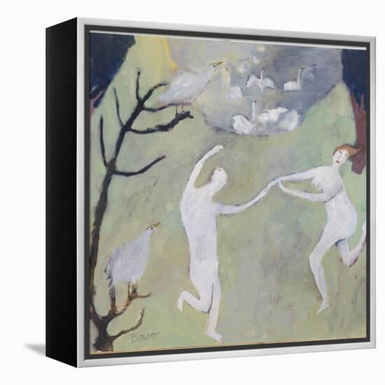 Swan Lake, 2008-Susan Bower-Framed Premier Image Canvas