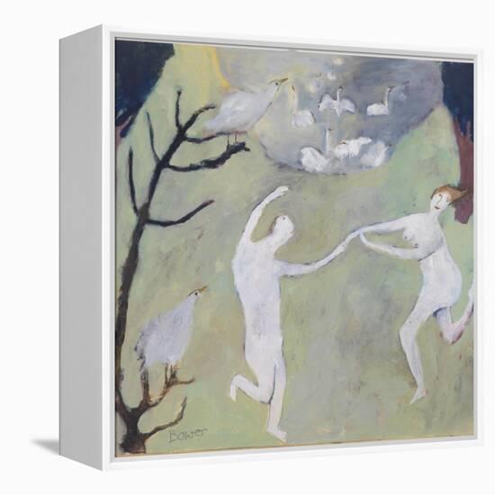 Swan Lake, 2008-Susan Bower-Framed Premier Image Canvas