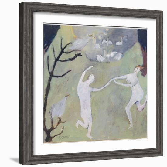 Swan Lake, 2008-Susan Bower-Framed Giclee Print