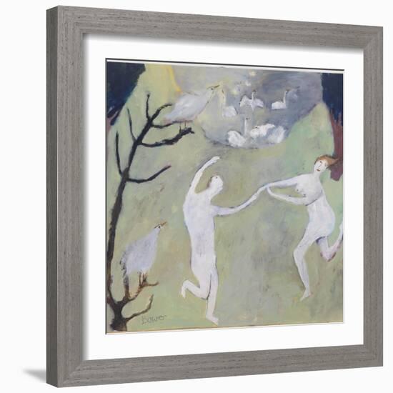 Swan Lake, 2008-Susan Bower-Framed Giclee Print