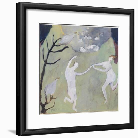 Swan Lake, 2008-Susan Bower-Framed Giclee Print