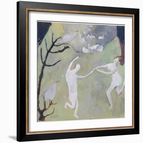 Swan Lake, 2008-Susan Bower-Framed Giclee Print