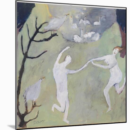 Swan Lake, 2008-Susan Bower-Mounted Giclee Print