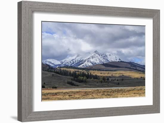 Swan Lake And Electric Peak-Galloimages Online-Framed Photographic Print