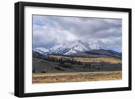 Swan Lake And Electric Peak-Galloimages Online-Framed Photographic Print