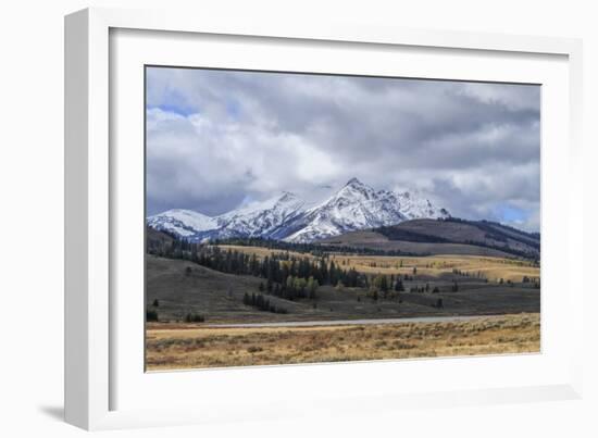 Swan Lake And Electric Peak-Galloimages Online-Framed Photographic Print