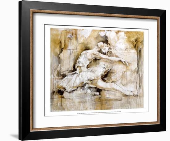 Swan Lake-Marta Gottfried-Framed Art Print