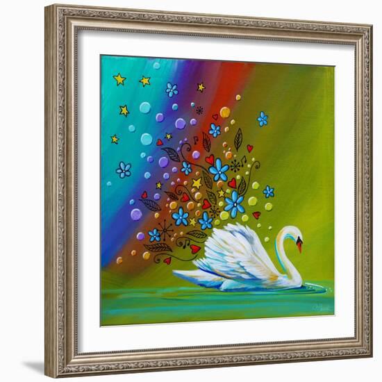 Swan Lake-Cindy Thornton-Framed Art Print