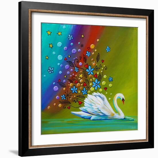 Swan Lake-Cindy Thornton-Framed Art Print