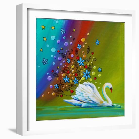 Swan Lake-Cindy Thornton-Framed Art Print