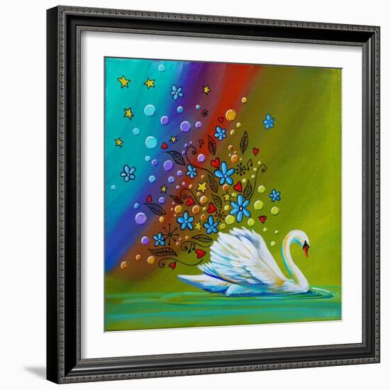 Swan Lake-Cindy Thornton-Framed Art Print