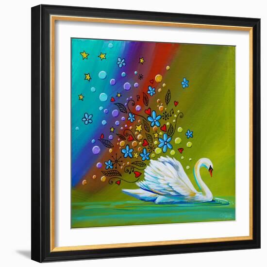 Swan Lake-Cindy Thornton-Framed Art Print